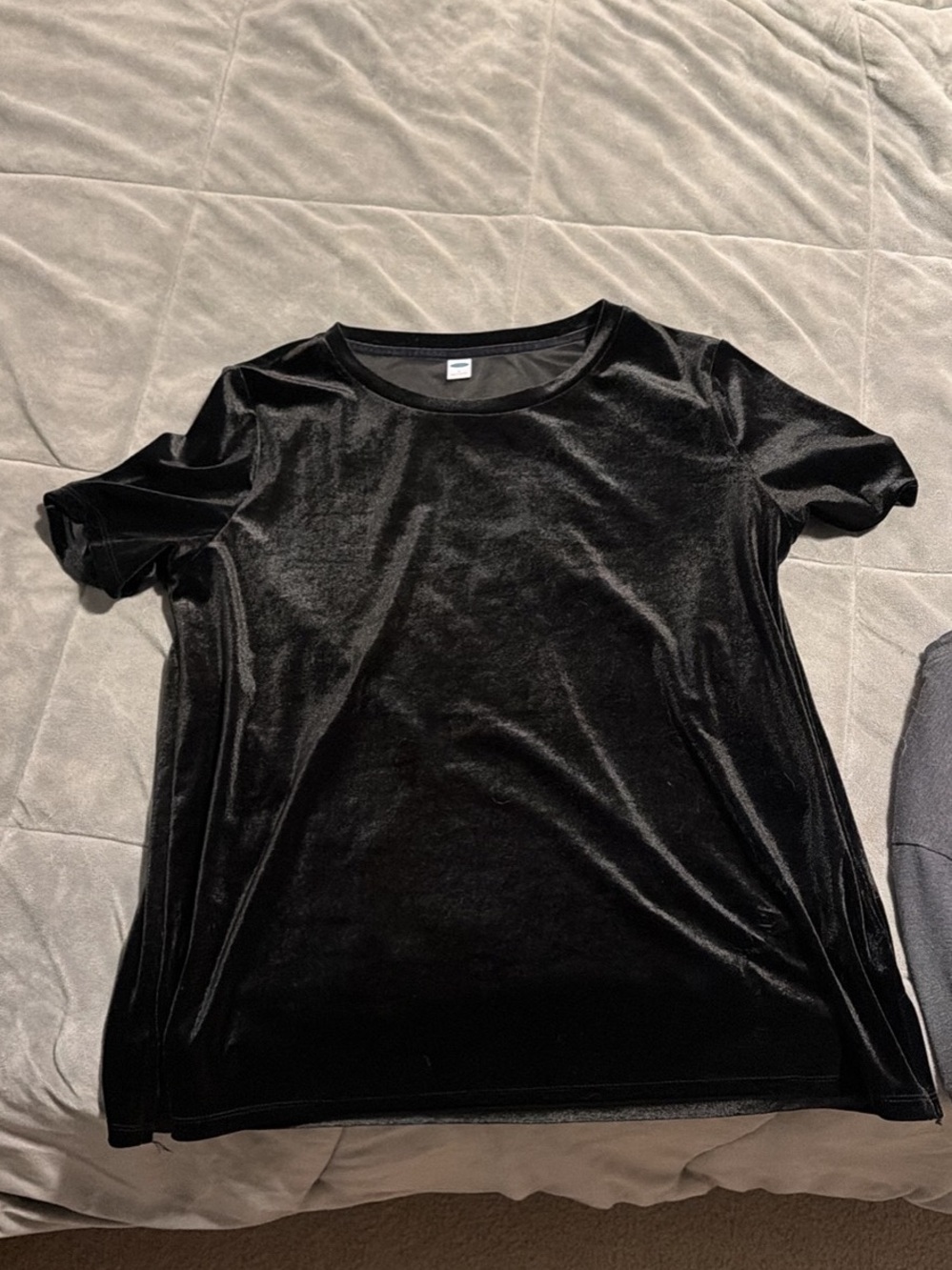 Black Velvet Short Sleeve Tee